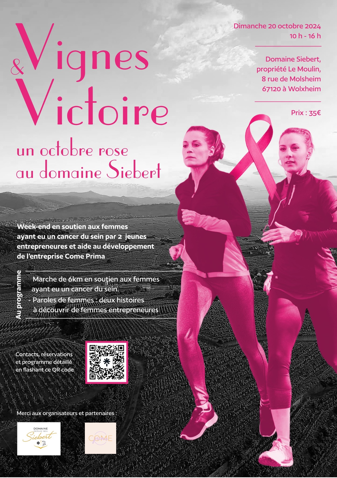 Octobre rose : Vignes et Victoires au Domaine Siebert